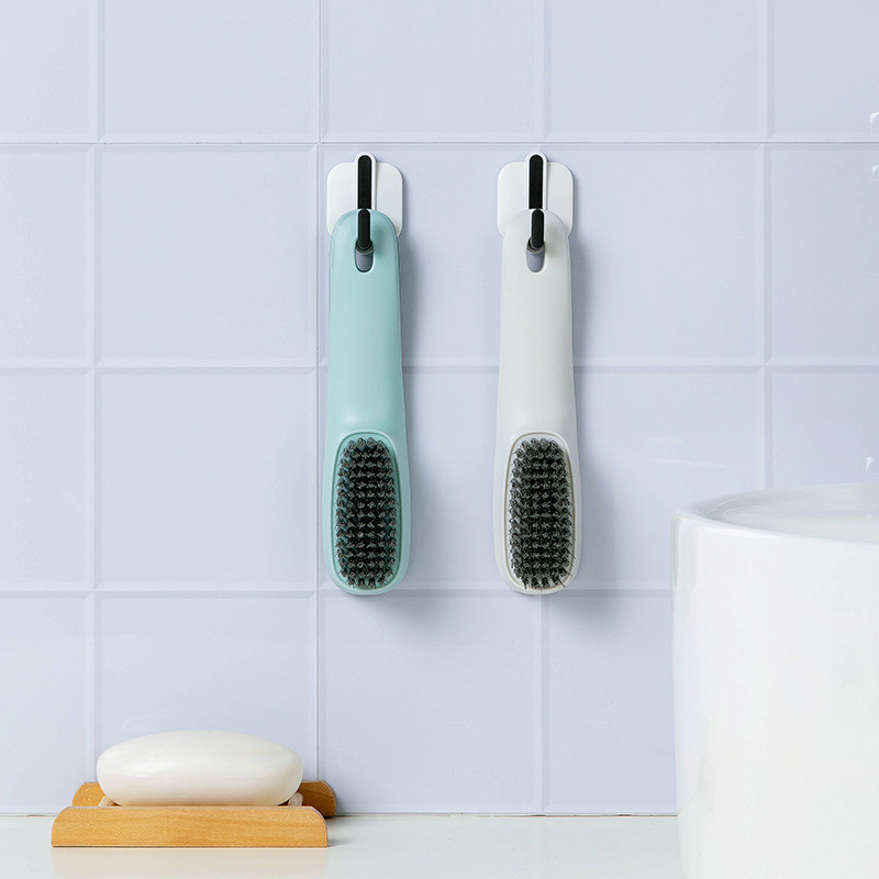 Housewife shoe brush soft brush does not hurt shoes cleaning brush household washing shoes washing clothes two-color board brush brush