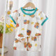 2024 Summer new children's clothing children's short-sleeved shorts suit boys and girls baby T-shirt boys and girls cotton wholesale