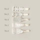 South Korea Baby Girl Princess White Lace Headwear Children's Flower Hair Band 0-3 Years Old Baby Jewelry Spring and Summer