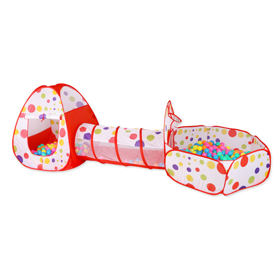 Cross-border hot sale children's tent game house indoor and outdoor three-in-one tunnel ocean ball pool fence toy wholesale