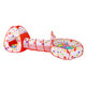 Cross-border hot sale children's tent game house indoor and outdoor three-in-one tunnel ocean ball pool fence toy wholesale