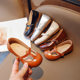 Autumn 2024 New Korean Style Girl's Soft-soled Leather Shoes Fashionable All-match Princess Shoes Children's College Style Single-layer Shoes Trendy