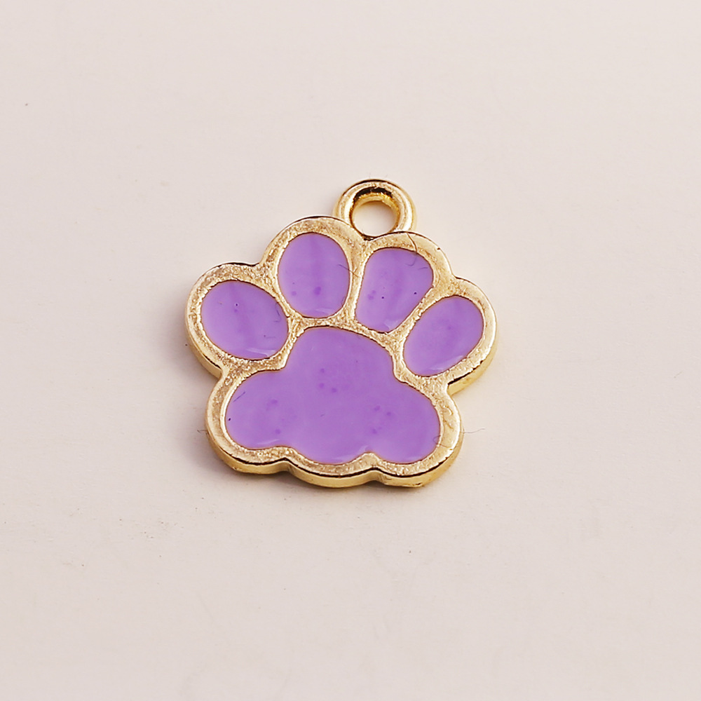 diy jewelry accessories alloy dripping Bear Paw Cat Claw pendant pendant material Korean hot sale factory direct sales