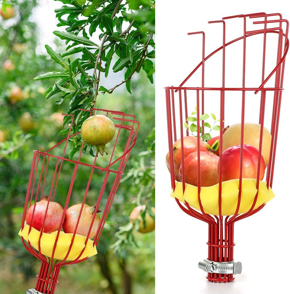 Cross-border explosions fruit picker fruit picker artifact stainless steel high-altitude fruit picker fruit picking tools garden tools