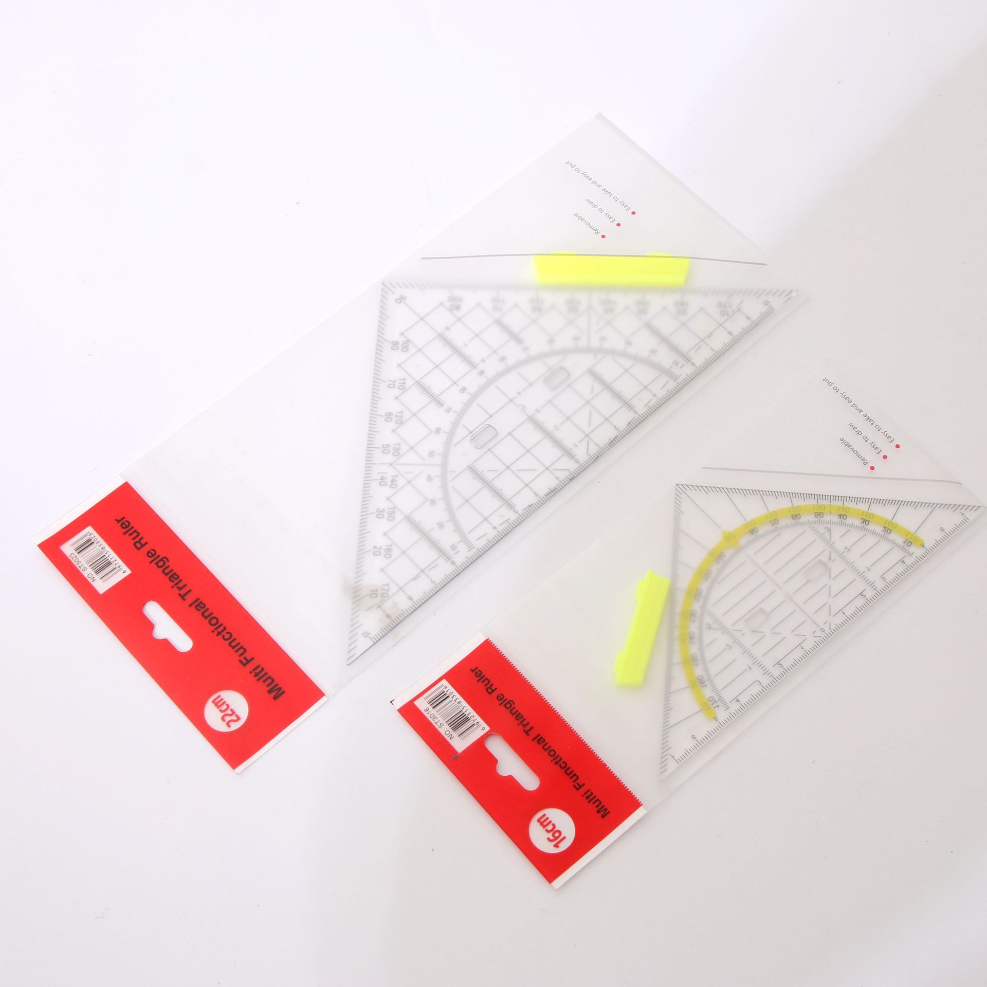 Triangle ruler special geometry triangle plate multifunctional professional drawing ruler interior design drawing ruler with handle