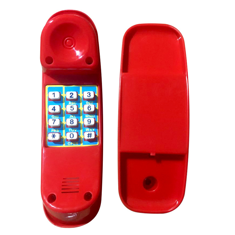 Bohai children's toys sound telephone simulation plastic landline puzzle Enlightenment