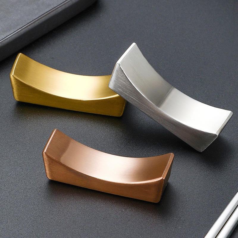 High-end simple Japanese-style 304 stainless steel restaurant hotel ingot chopsticks pillow chopsticks spoon holder tableware chopsticks holder