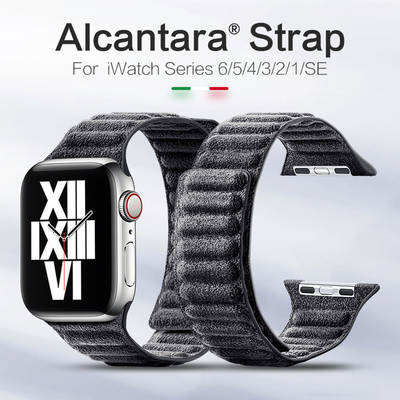 Suitable for Apple iWatch series wholesale Alcantara Apple magnetic strap 38-40/41-49mm