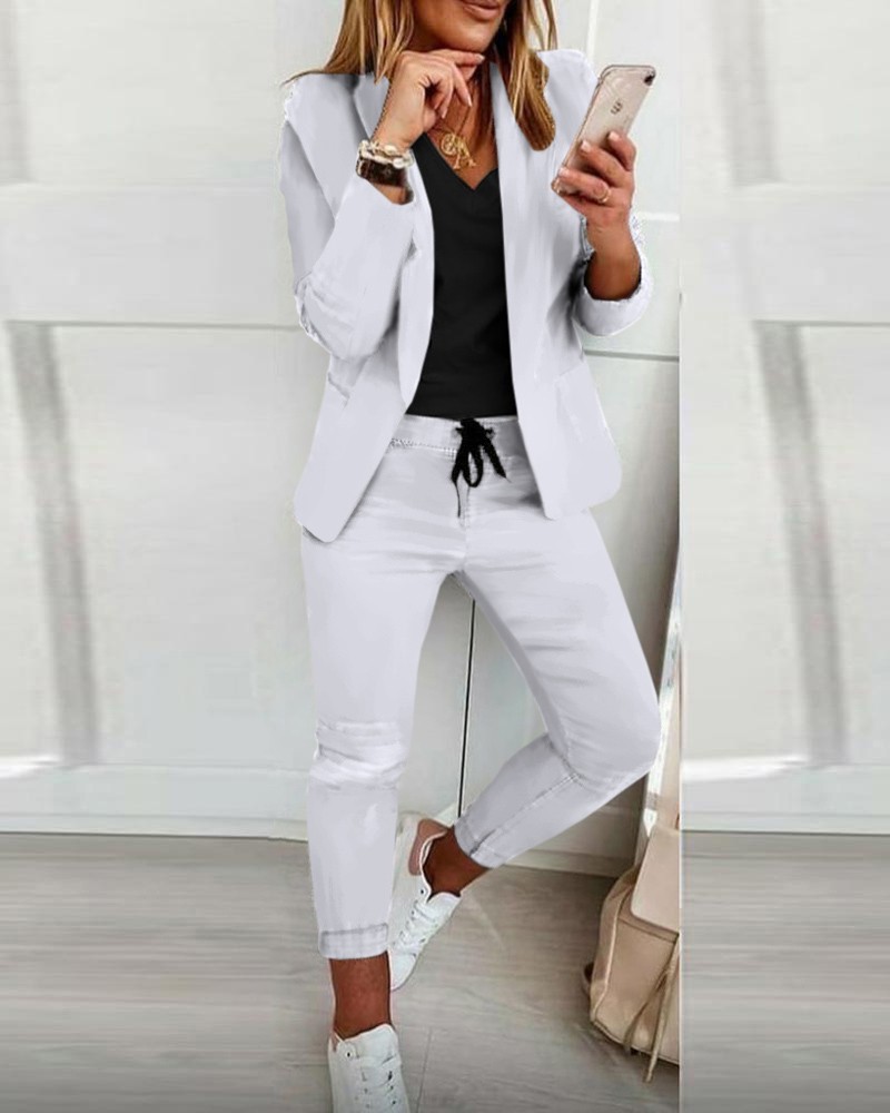 2023wish Amazon independent station new casual fashion suit suit women's suit