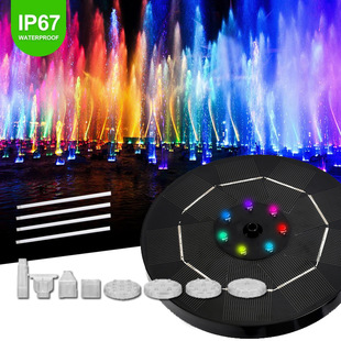 3.5W solar fountain garden landscape Solar Fountain fish pond fountain with pole summer outdoor fountain