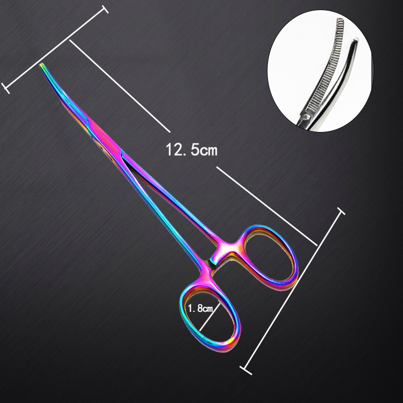Pet Hemostatic forceps Pet Cats Dogs Surgical forceps Cleaning Wounds Ear Canis Stainless Steel Ear Pulling Forceps
