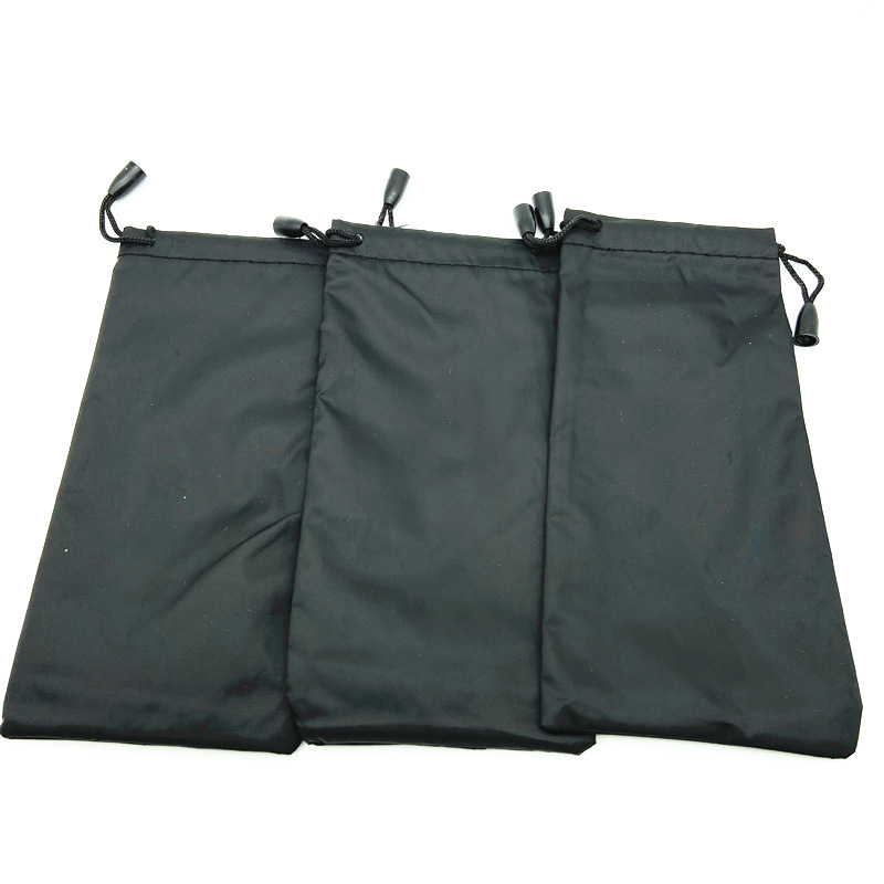Black glasses bag glasses storage bag portable glasses bag sunglasses bag reading glasses sunglasses bag factory wholesale