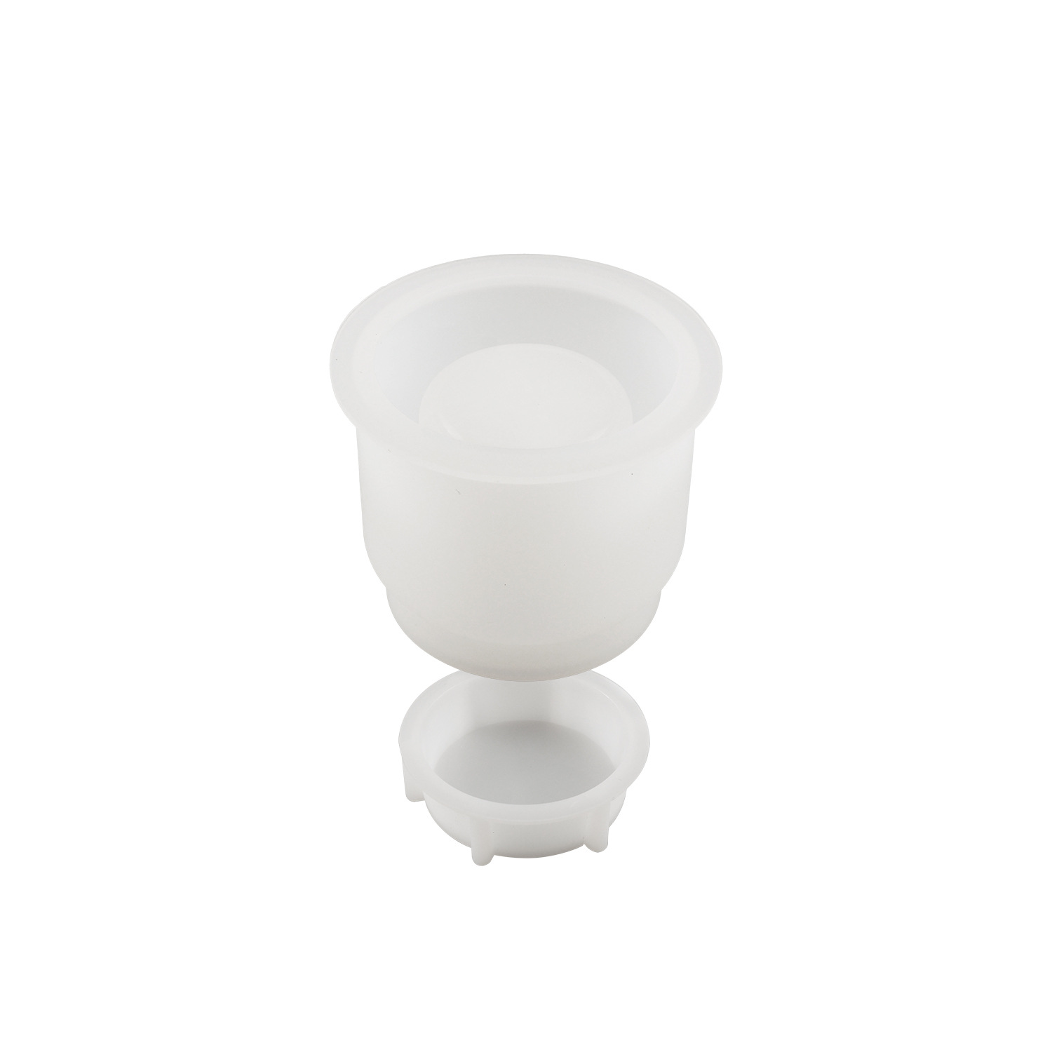 diy crystal drop glue cement cup jar silicone mold creative plaster candle Cup ornaments mirror silicone mold
