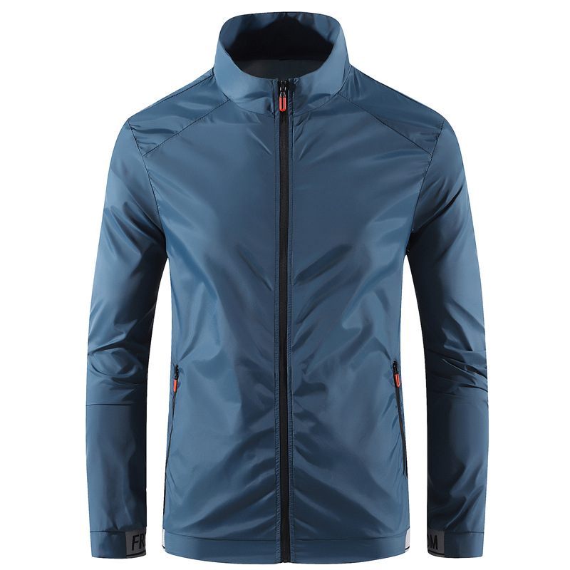 Men's Summer Thin Breathable Ice Silk Men's Outdoor Lightweight Skin Clothes Fishing Clothes Jacket for Couple