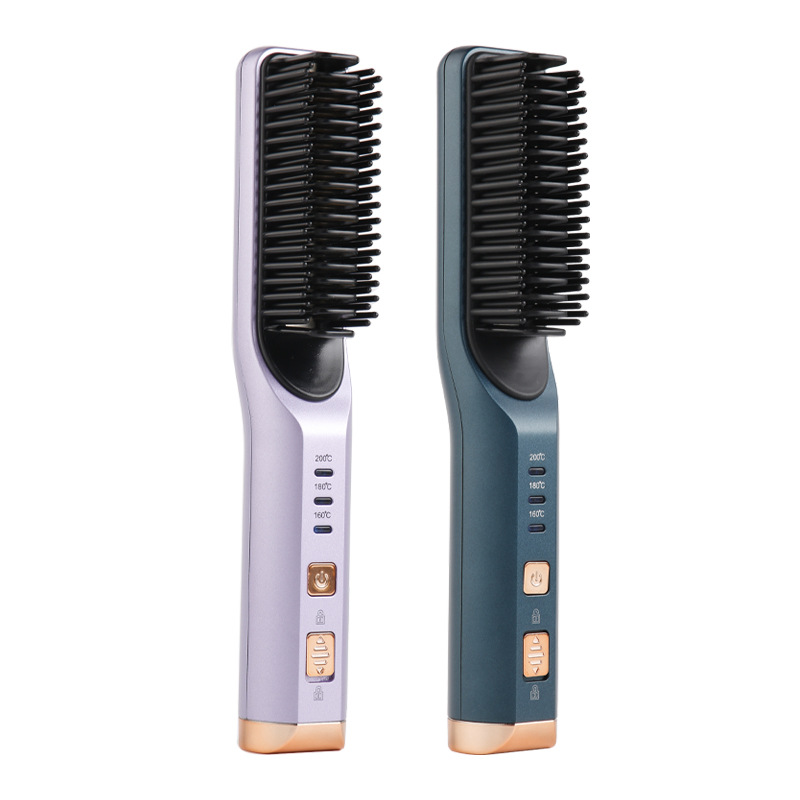 Factory direct cross-border exclusive for new hair straightener usb Rechargeable Hair Straightener mini portable household hair straightener