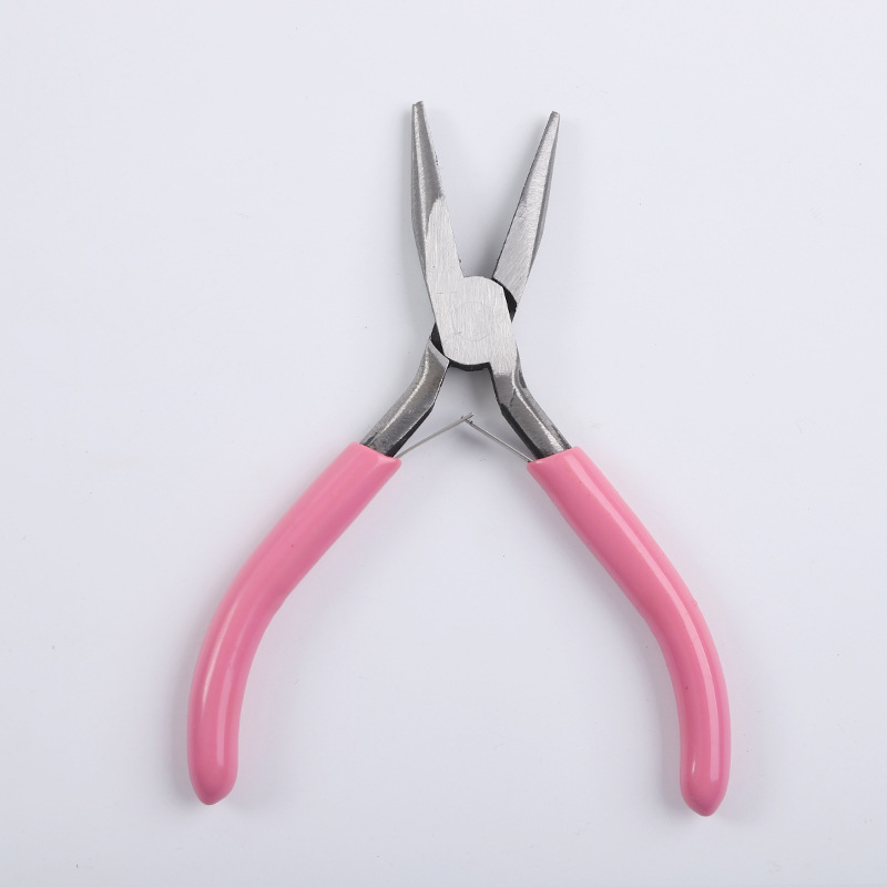 Pink mini pliers 9-piece set DIY jewelry jewelry tool pliers jewelry needle nose pliers mini tool pliers