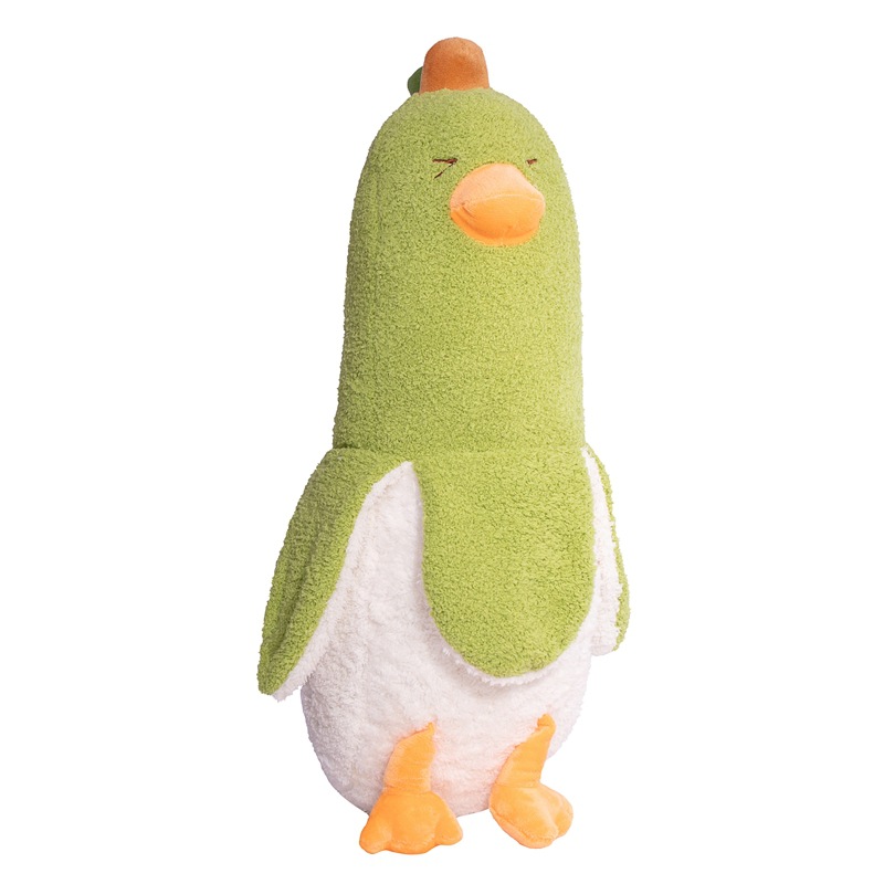 Cross-border creative funny make friends duck banana duck doll duck duck doll pillow plush toy can be vacuumed