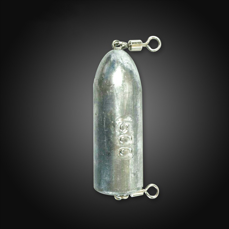 Large gram lead pendant with ring for sea fishing boat fishing 40g-3000g lead pendant foot gram bullet type lead pendant