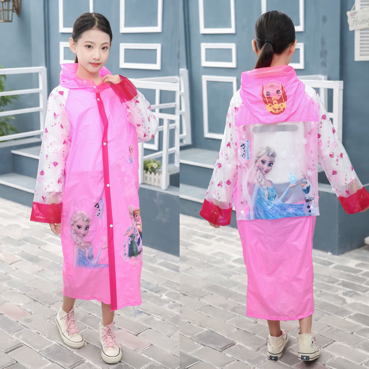 Kindergarten Children's Raincoat Boys and Girls Long Raincoat Poncho Primary School Students 2-3-6-10 Years Old Boys and Girls Raincoat