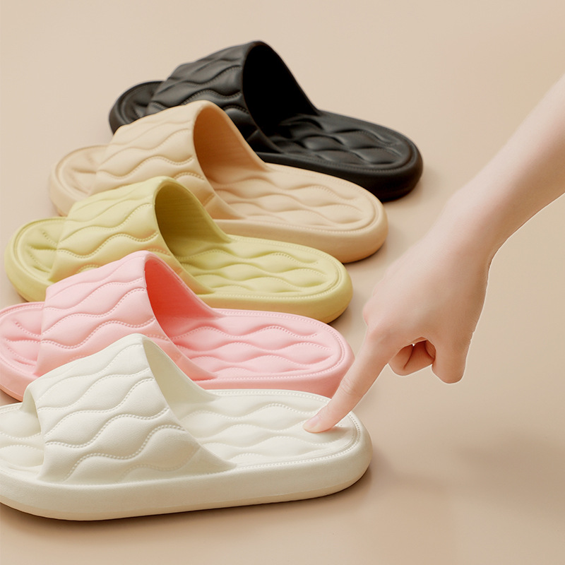 New EVA Home Sandals and Slippers Men's Summer Bathroom Bathing Non-slip Thick Bottom Indoor Home Shit Feeling Sandals for Women