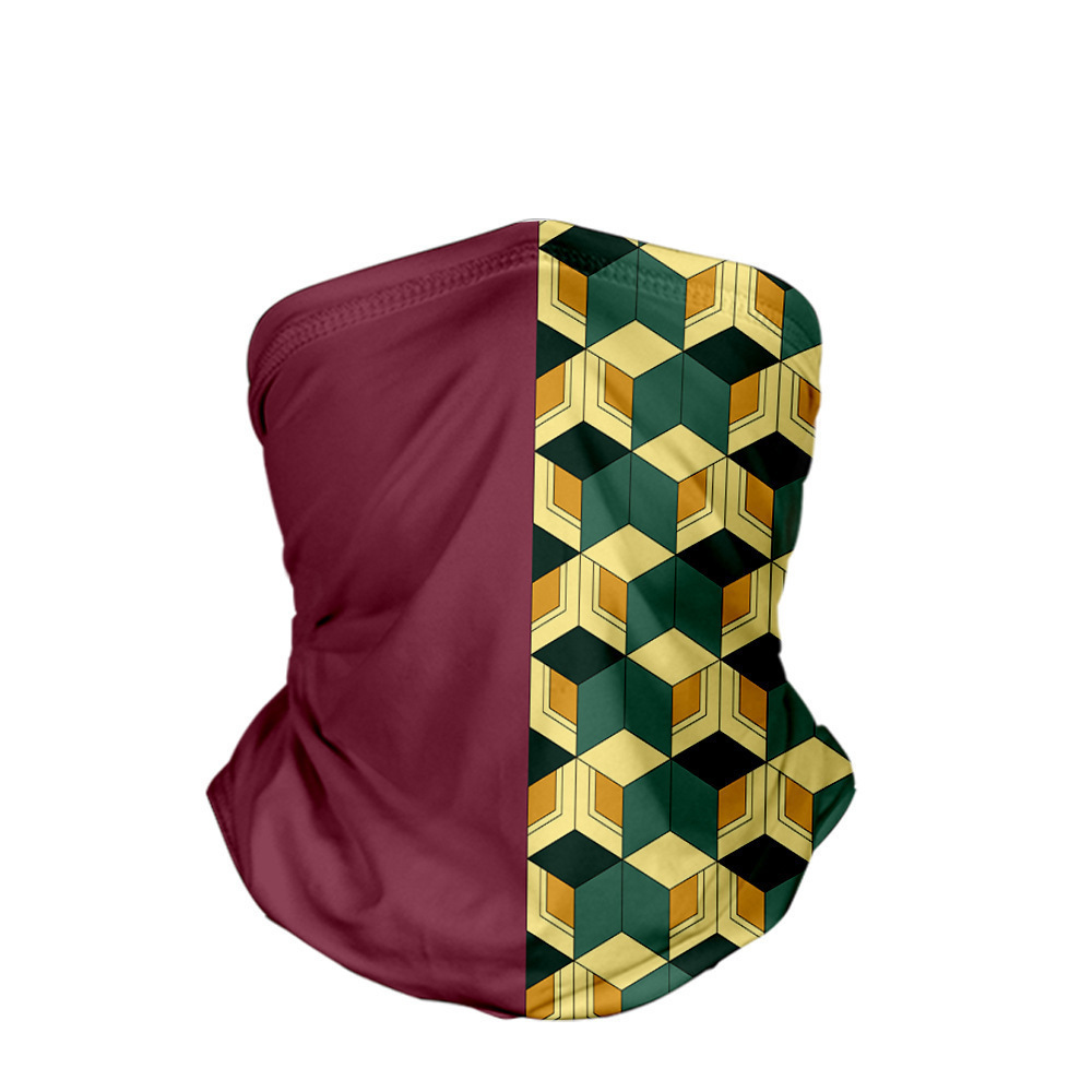 Foreign trade new 3D digital printing headscarf outdoor riding sports magic headscarf mask