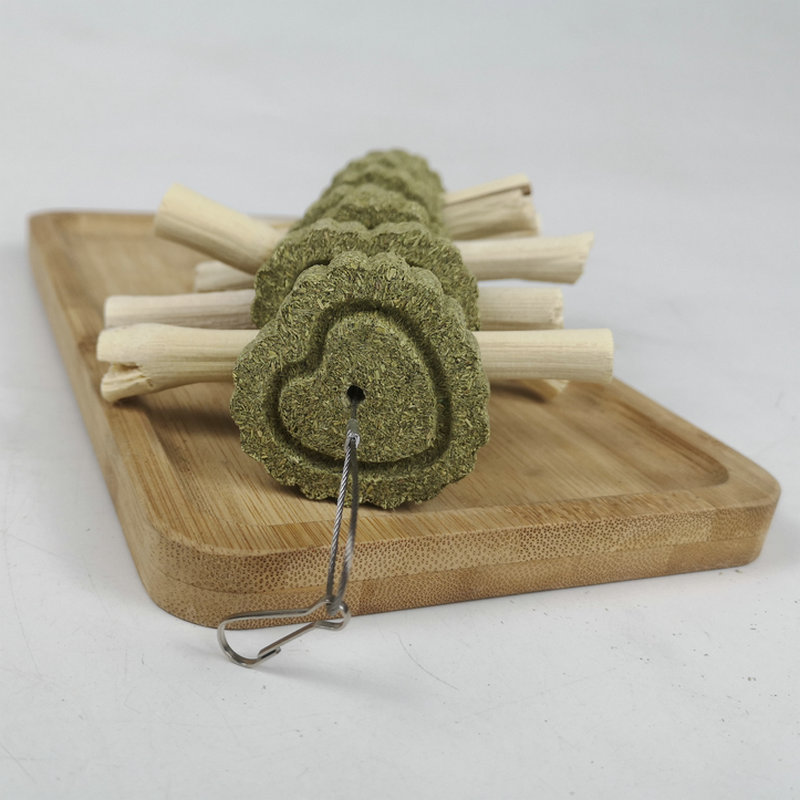 Rabbit Molar Snack Sweet Bamboo Grass Cake String Rabbit Rabbit Guinea Pig Molar Hanging String Molar Stick Rabbit Molar Snack