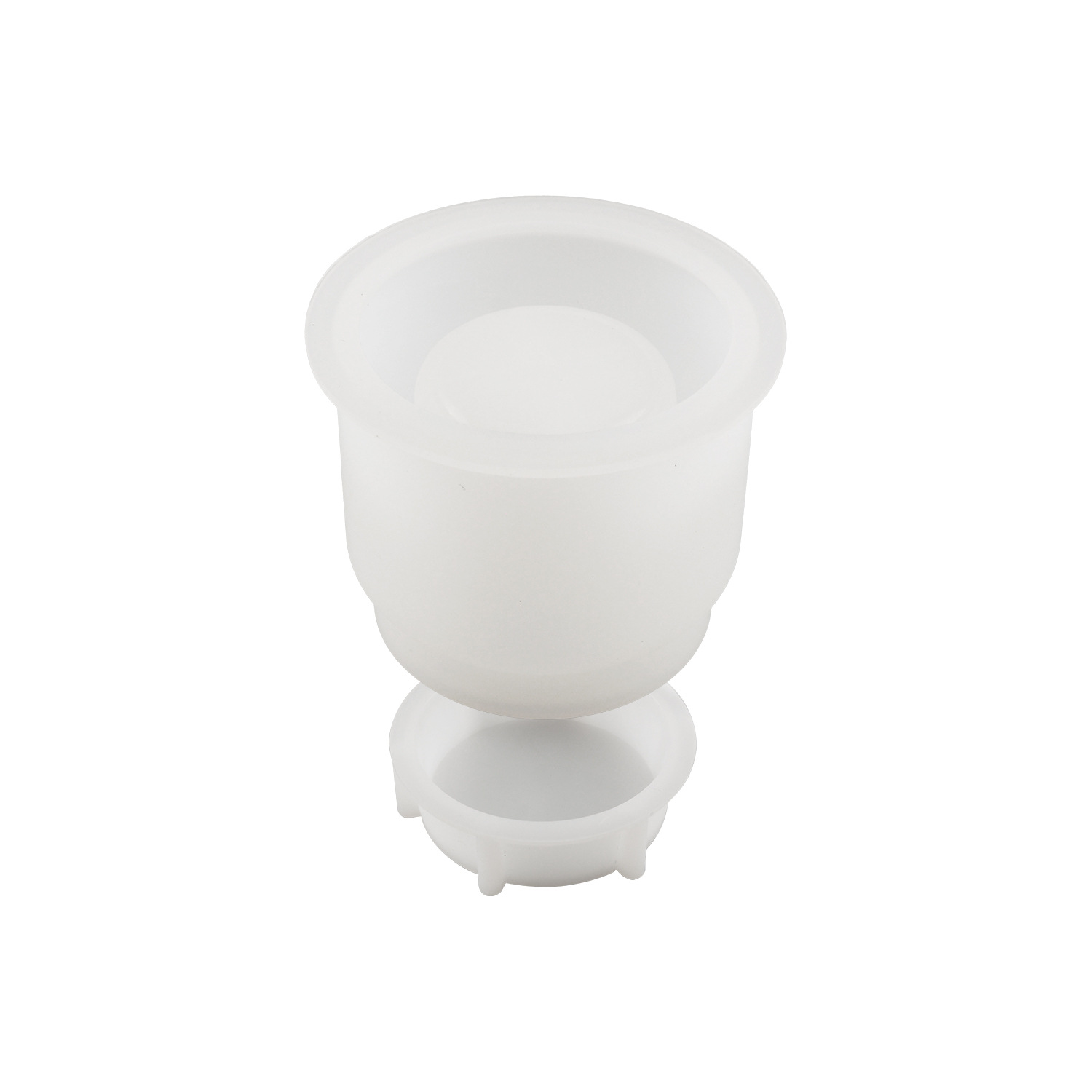 diy crystal drop glue cement cup jar silicone mold creative plaster candle Cup ornaments mirror silicone mold