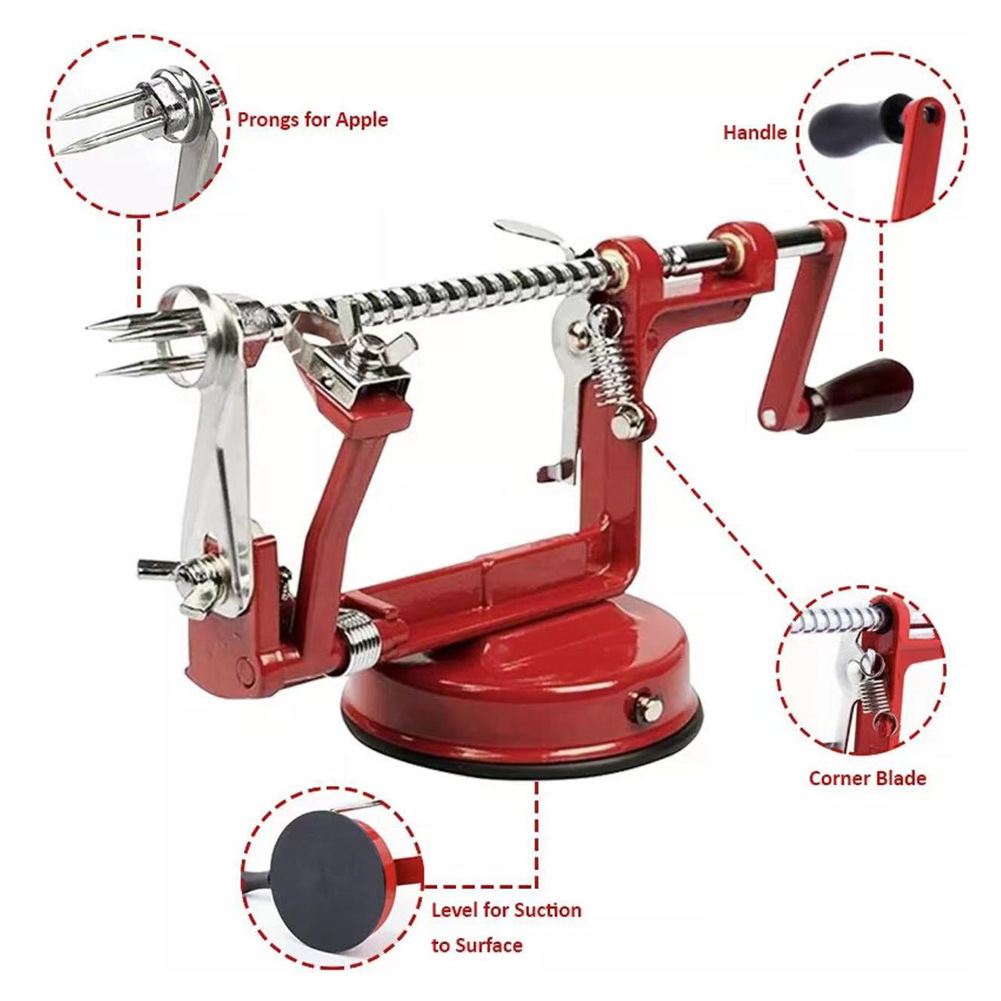 Factory wholesale hand-operated household artifact Apple peeler commercial multi-functional three-in-one full manual Peeler