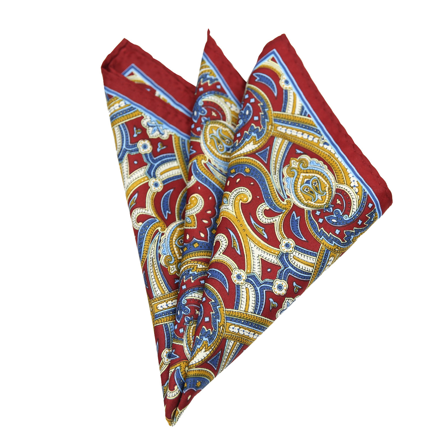 Men's printed suit large pocket towel chest towel cashew flower two-color solid color Shen suit accessories bridegroom Italian bag towel