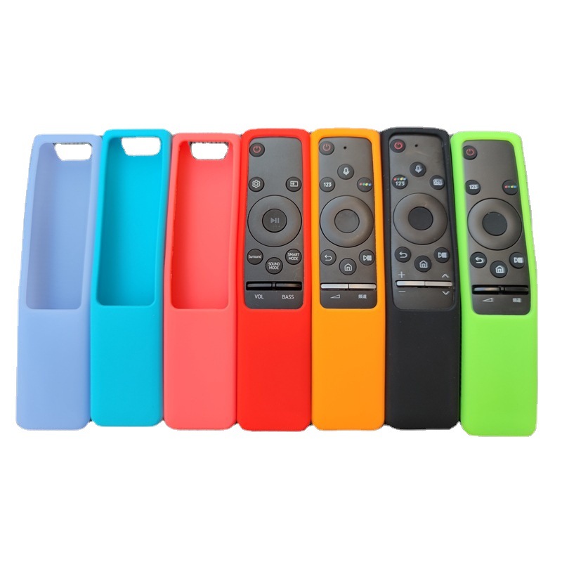 For Samsung TV remote control protective cover Q70Q60Q80 remote control cover 55/65 inch thick anti-fall silicone cover