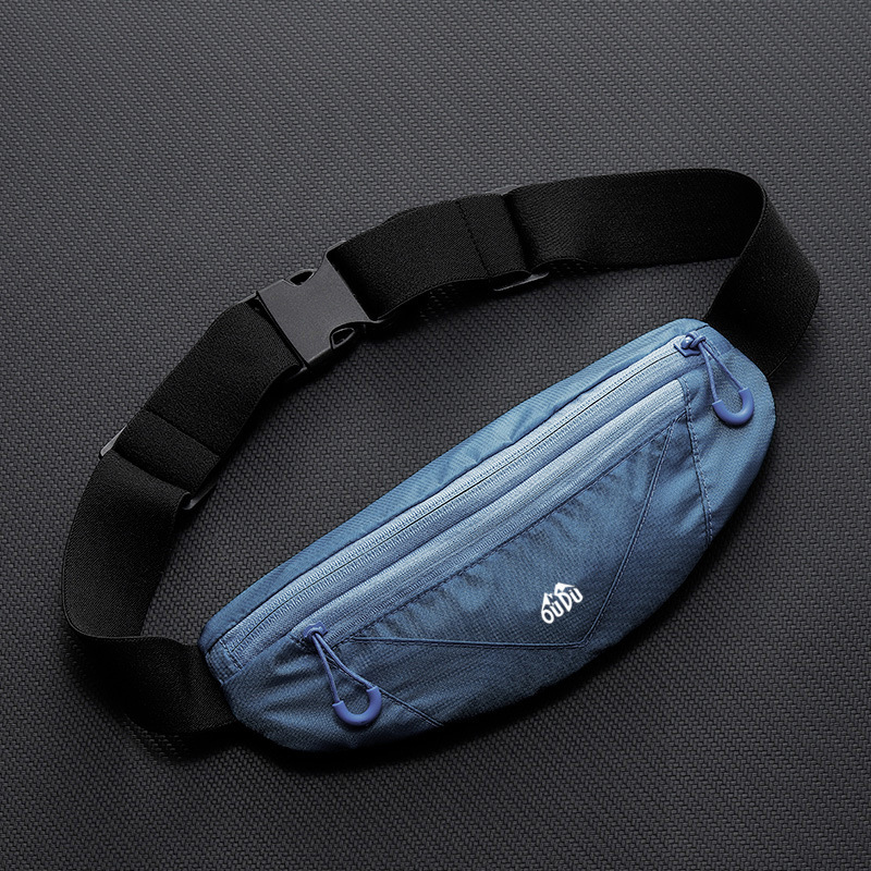 Sports mobile phone waist bag men's and women's invisible waist bag ultra-thin waterproof waist bag 7 inch mobile phone bag mini new waist bag