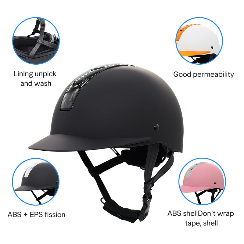 Equestrian helmet riding cap rider hat summer ultra-light youth children equestrian helmet cross-border generation wholesale