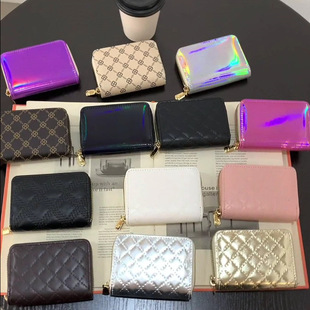 Card Holder Large Capacity Multi-Card Driver's License Holder Men's and Women's Laser Gold and Silver One Refined High-end Compact