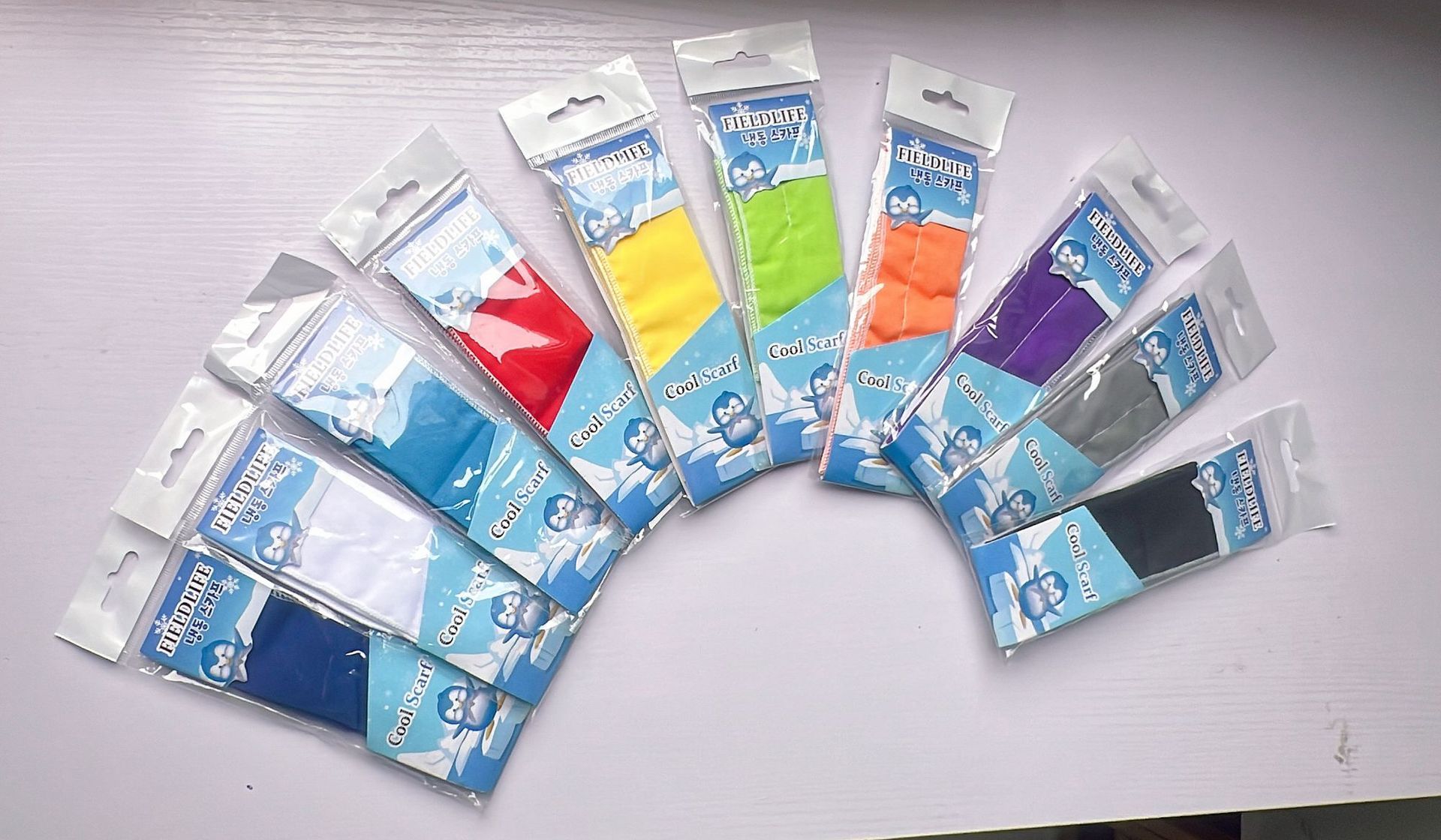 Batch issued US Japan South Korea cold scarf cool towel ice towel ice silk scarf ice scarf ice pet