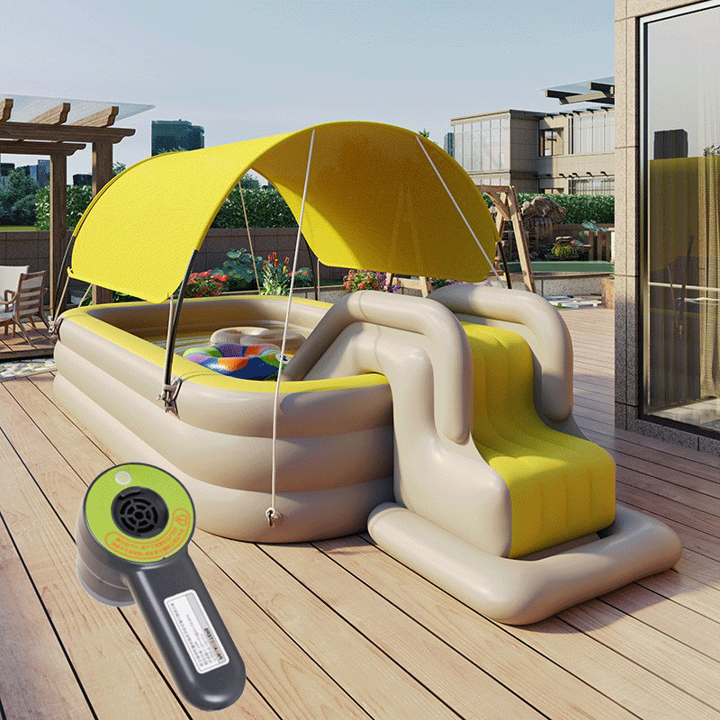 3 m mocha yellow (pool awning slide wireless flash charging)