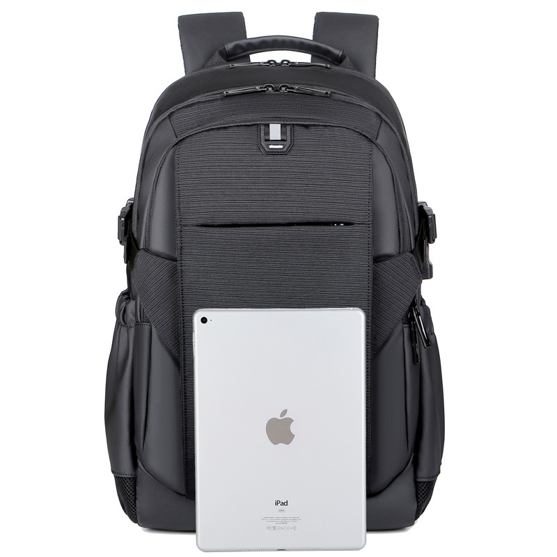 New business commuter travel waterproof large capacity student backpack men and women charging Plus LOGO computer bag