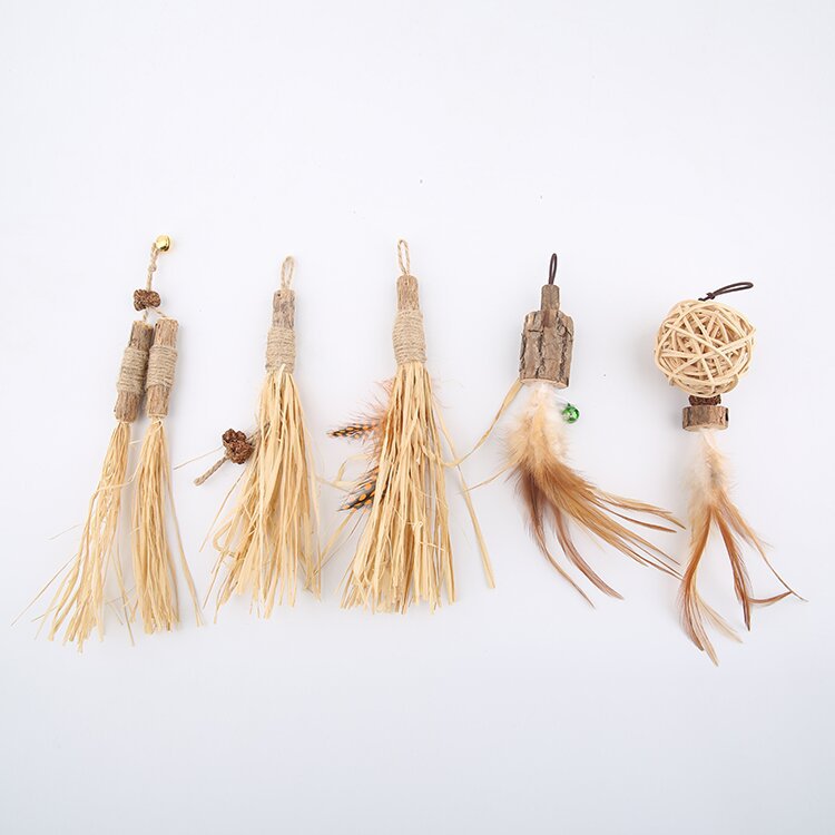Cat Supplies Solid Wood Polygonum Kappa Cat Toy Stick Insect Gall Fruit Cat Toy Pet Supplies A Cat Toy