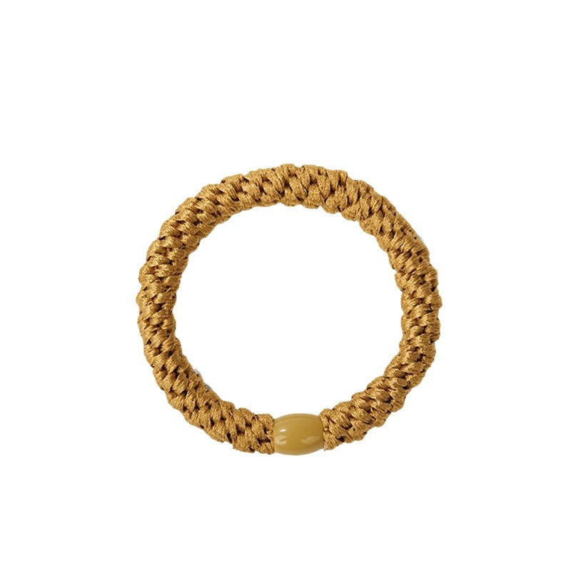 [15 Pack] Tennis Goddess with high elastic ponytail hair ring does not hurt hair rope ponytail hair simple hair rope