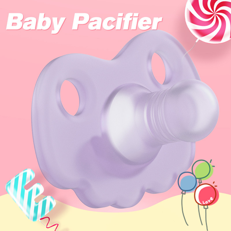 Cartoon liquid silicone play pacifier baby sleep pacifier silicone pacifier