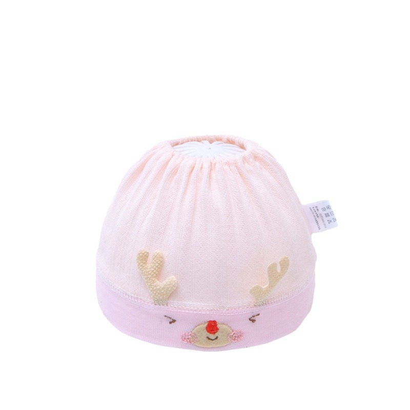 Baby hat summer thin newborn halogen door fetal cap cotton breathable newborn baby empty top cool hat wholesale