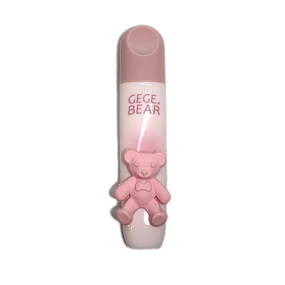 Gegebear Bear Lip Glaze Matte Velvet Lipstick Hold Makeup White Lip Cream Color Lip Mud Cross Border Makeup
