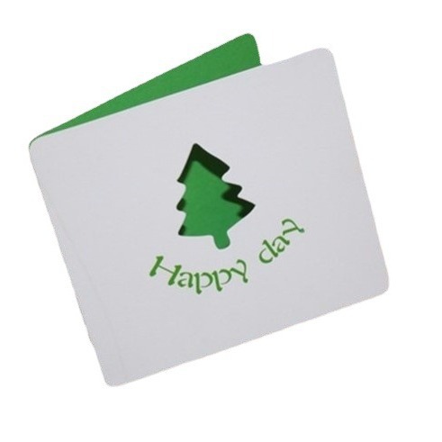 Personalized hollow-out small greeting card, exquisite and beautiful, send customers a small card, flower shop cake, send customers a small gift