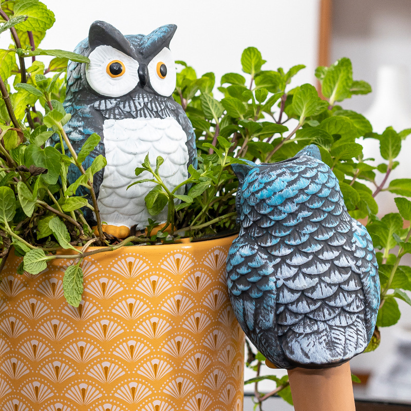 Rizenghong Ceramic № 8 Big Owl Seperator Устройство для полива цветов Устройство для ленивого капельного орошения Устройство для полива воды Эксклюзивно для трансграничных