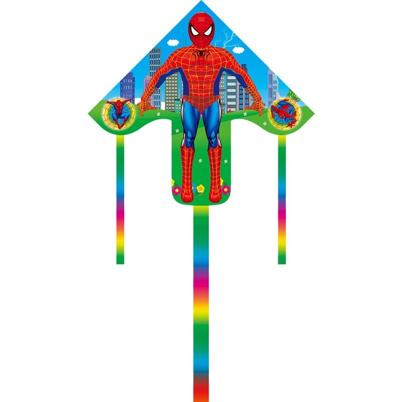 Fishing rod kite wholesale new triangle plastic children's hand-held fishing rod kite easy to fly net red stall manufacturers Meida