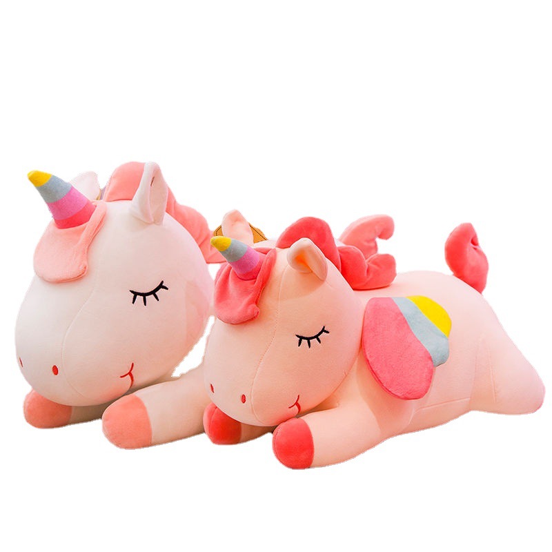 Cute Internet Celebrity Unicorn Doll Bed Plush Toy Fantasy Girl Heart Rag Doll Pillow Female Birthday Gift