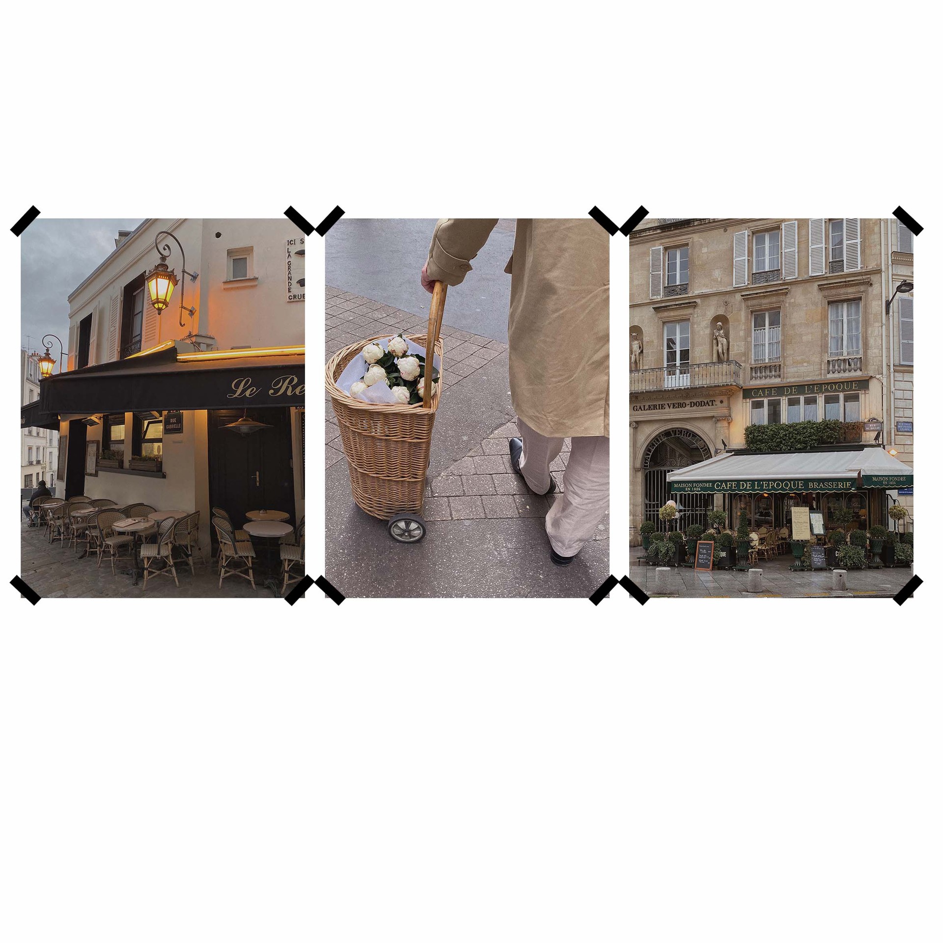 European Street Poster Retro French Landscape Photography Home Art Painting Core Coffee Shop Photo Wall Decoration