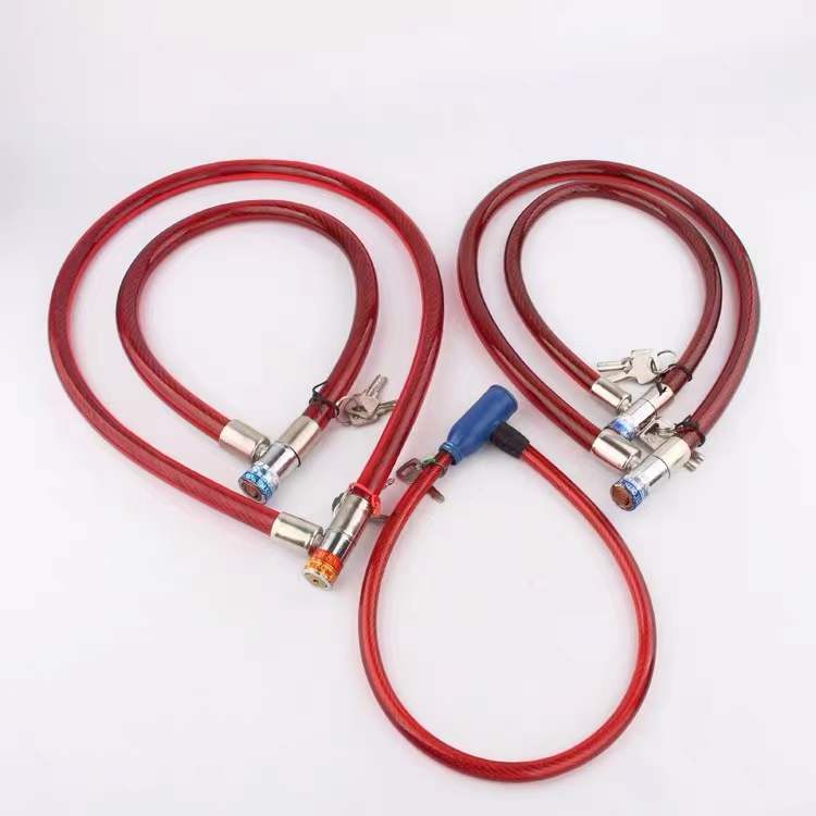 Manufacturers supply wire lock bicycle anti-theft lock motorcycle lock spot wholesale and retail bold Wire Lock