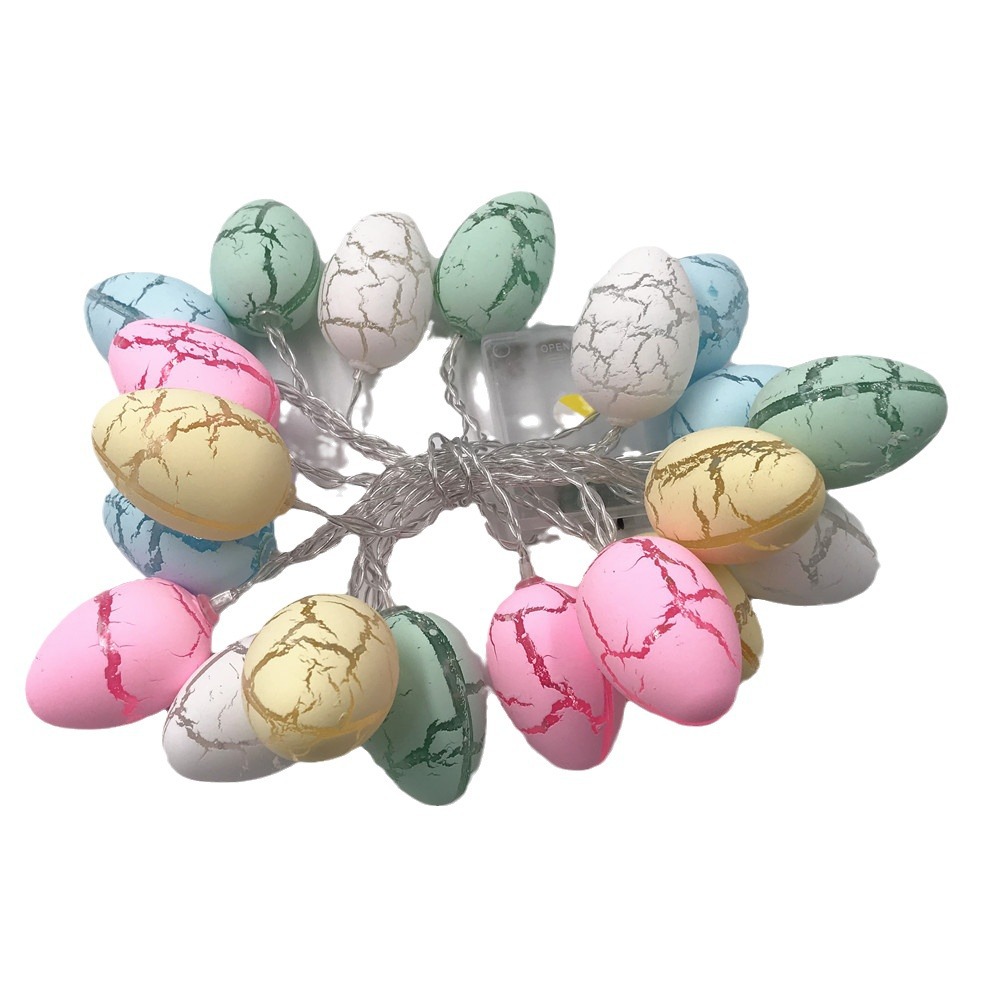 Easter egg carrot string lights bedroom holiday decoration creative LED rabbit decorative colored lights flashing string lights