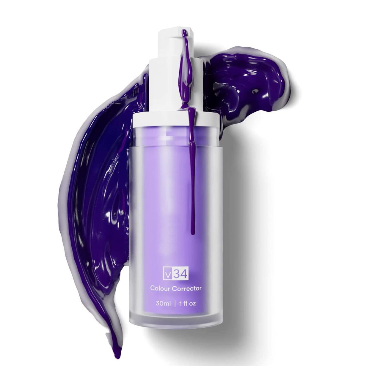 Cross-border Tooth Cleaning V34 Toothpaste Small Purple Bottled Purple Toothpaste Tooth Cleaning Press Toothpaste