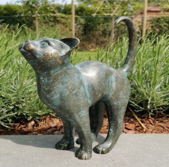 2021 cross-border new leopard resin crafts decoration courtyard decoration micro landscape decoration Park art